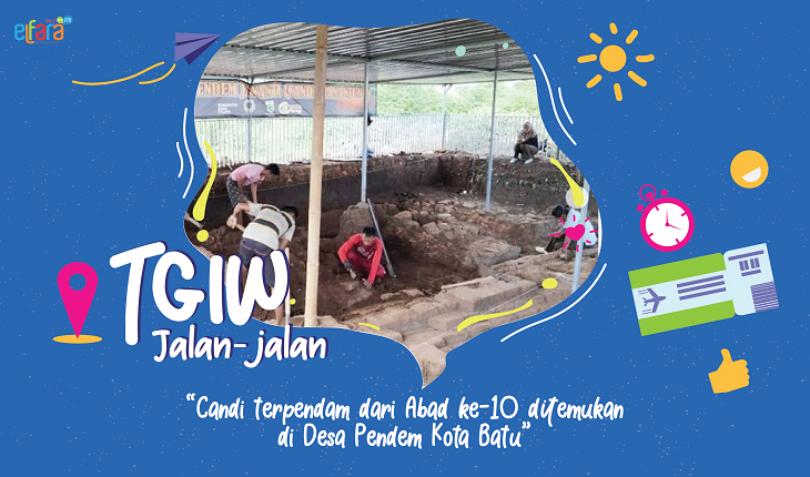 Candi Terpendam dari Abad ke-10 Ditemukan di Kota Batu