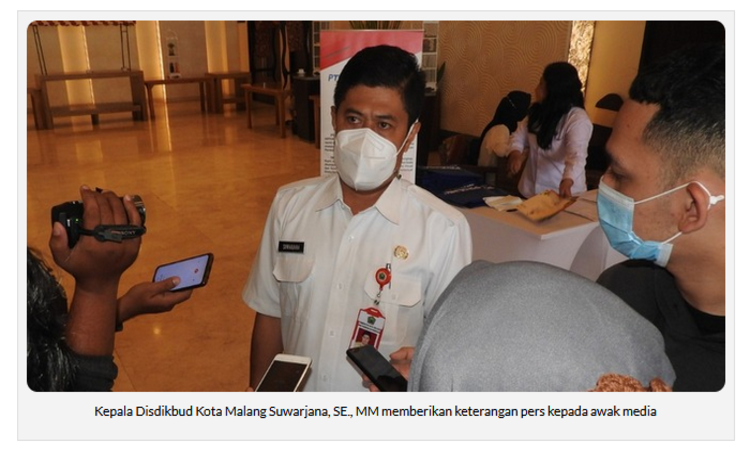 Pembelajaran Tatap Muka Direncanakan Kembali oleh Pemkot Malang