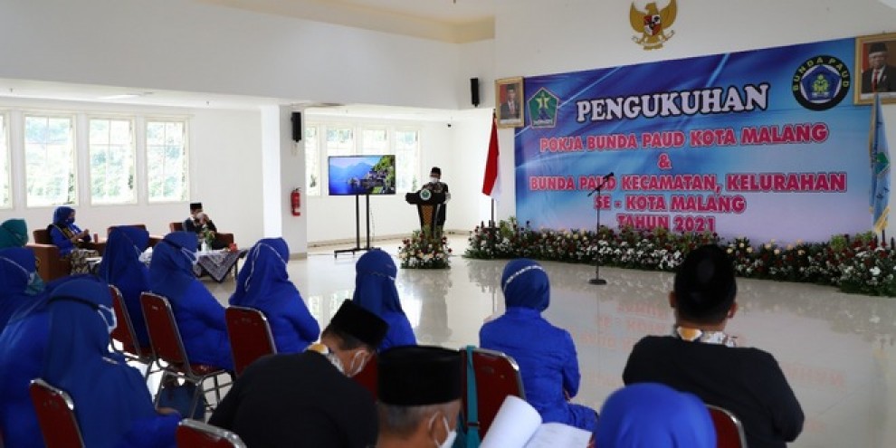 Bunda PAUD se-Kota Malang Dilantik dan Dikukuhkan oleh Sutiaji