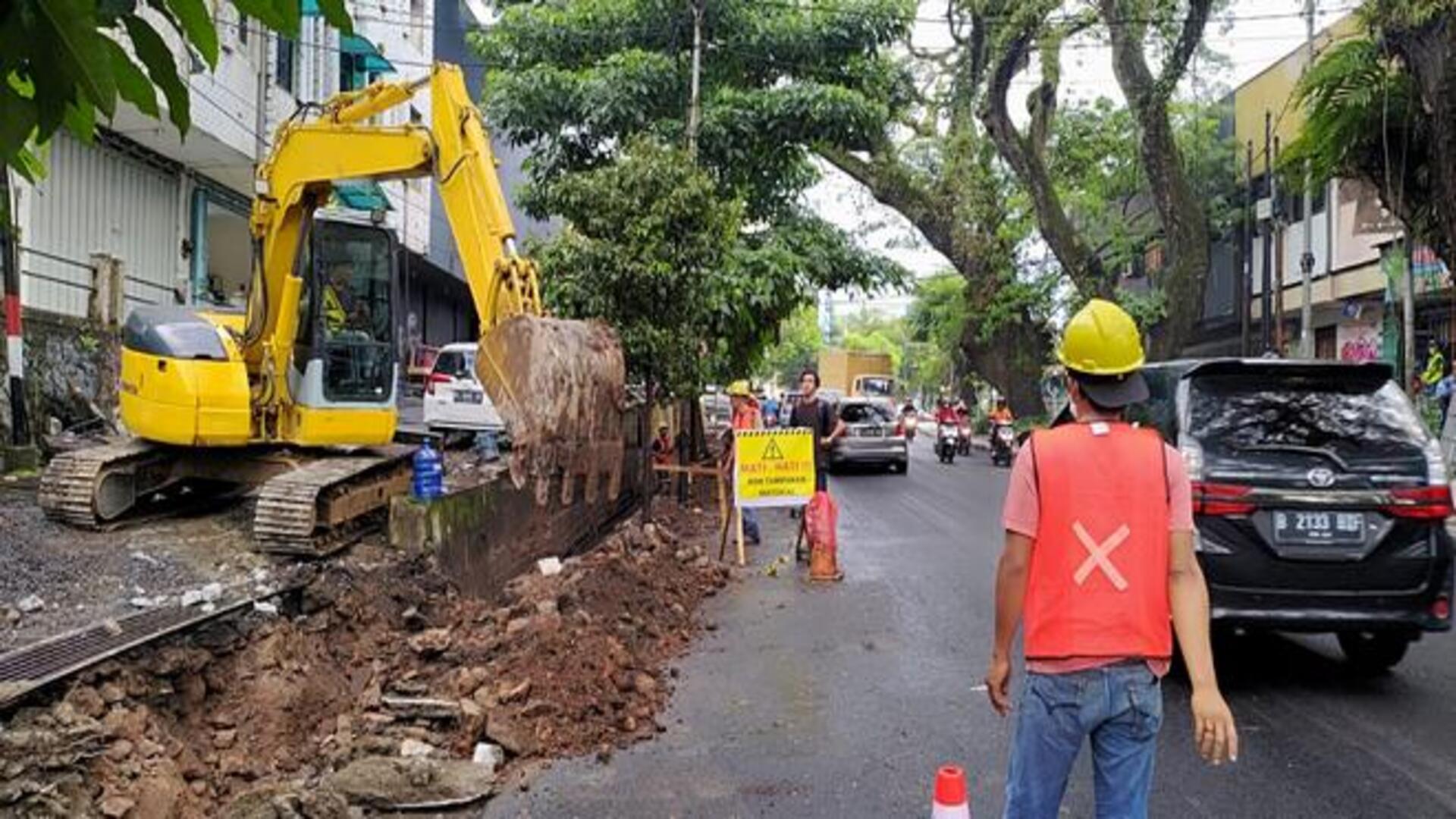 Perbaikan Trotoar dan Drainase Jalan Majapahit “Spot Heritage Akan Lebih Keren”
