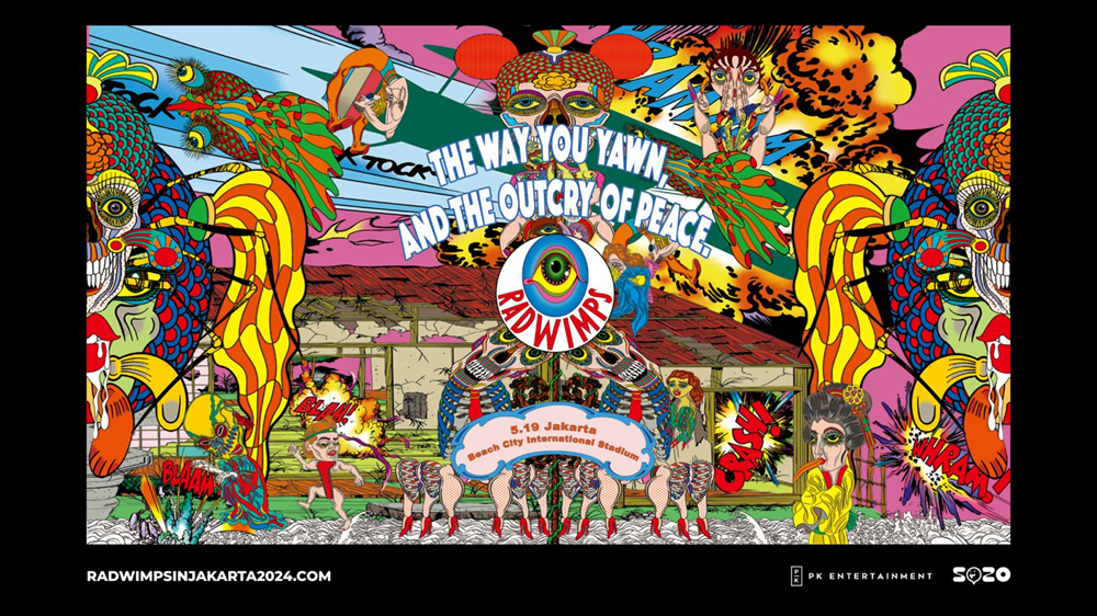 Jakarta jadi Destinasi Spesial Tur Asia RADWIMPS "The Way You Yawn, the Outcry of Peace"