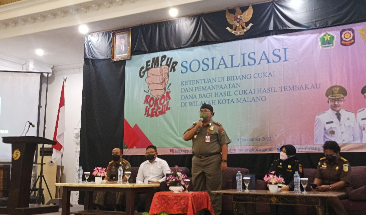 Potensi Kerugian Negara Rokok Illegal Capai 8 Milliar di Malang