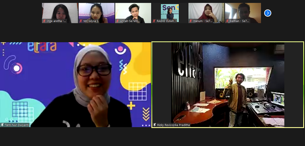 Sambang Konco: Visit Tour Online Se7enline Radio ke Radio Elfara Malang