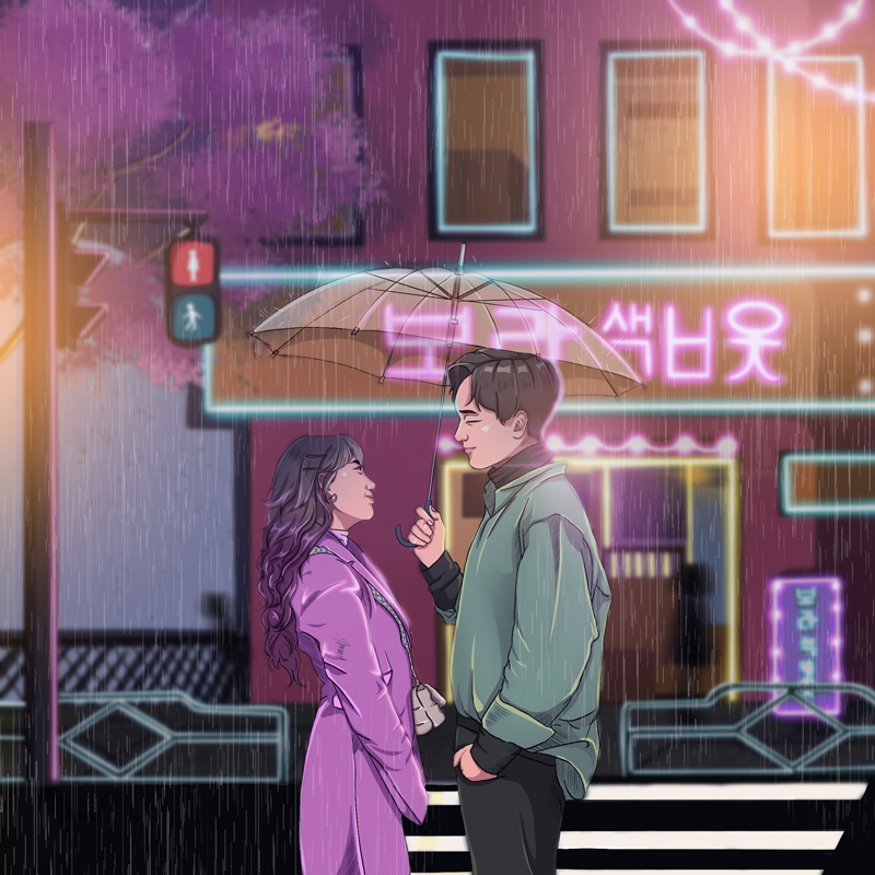 Purple Raincoat, Single Kolaborasi Baru RZD dan Ghea Indrawari