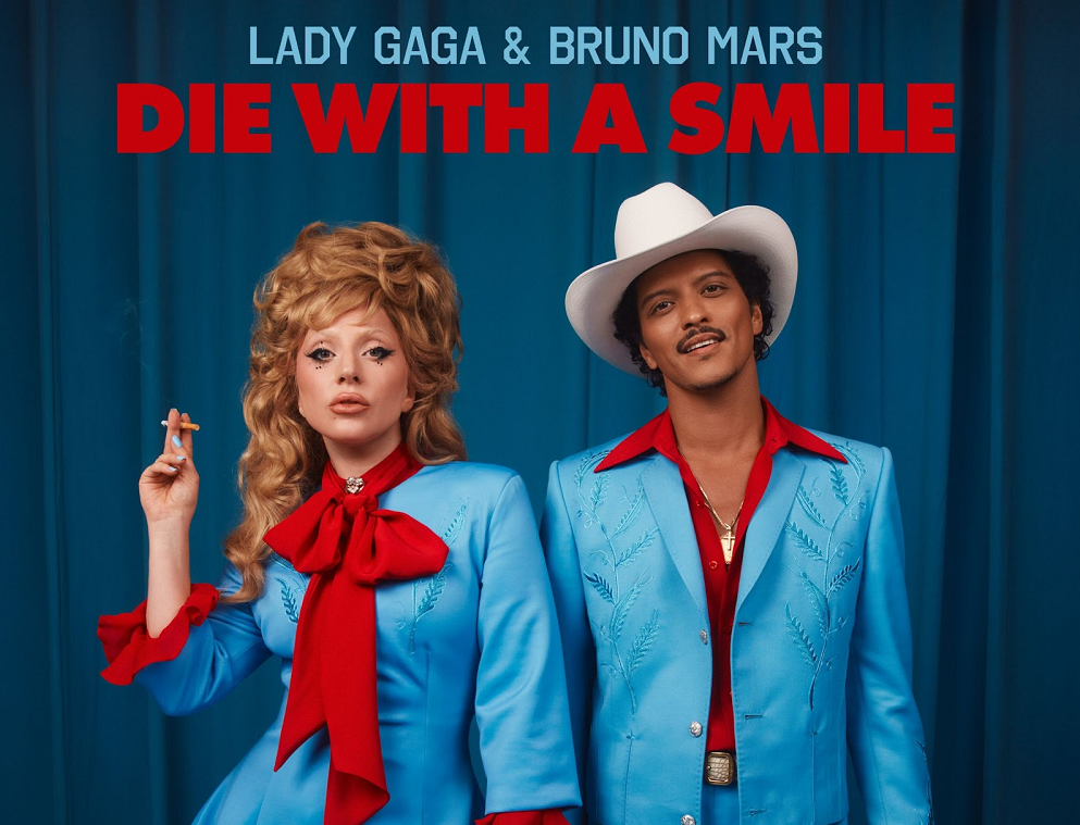 LADY GAGA DAN BRUNO MARS BERKOLABORASI DALAM SINGLE “DIE WITH A SMILE”