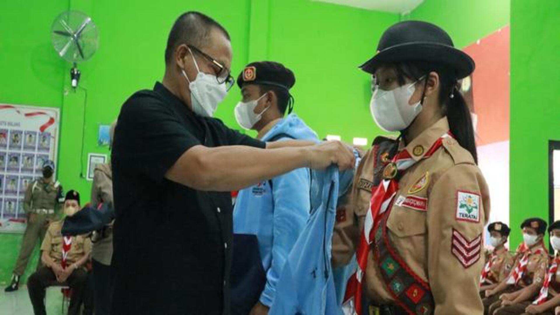 Siswa-siswi SMP Kota Malang Siap Ikuti Jambore Nasional XI2022. “Salam Pramuka”